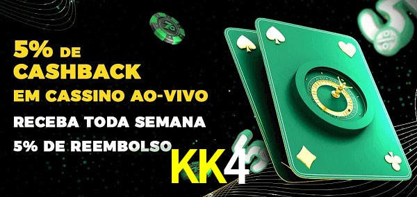 Promoções do cassino ao Vivo KK4